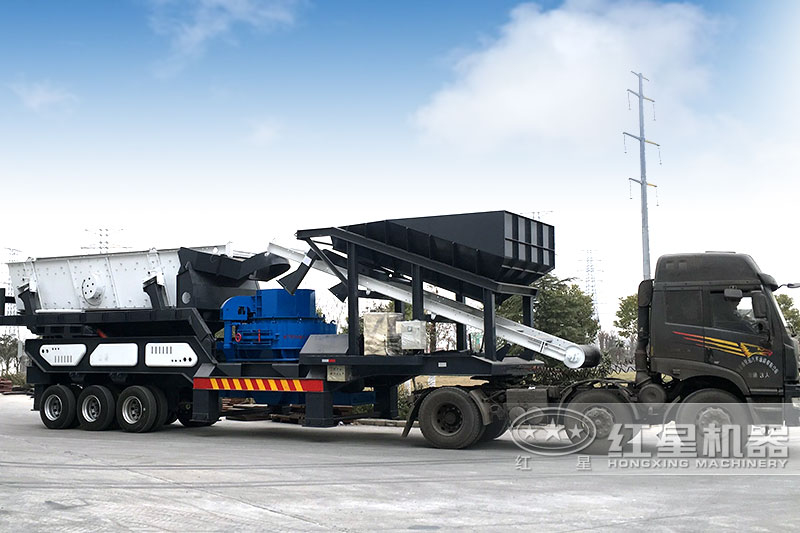 小型移動制砂機發(fā)貨