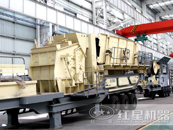 移動(dòng)車(chē)載式打石子機(jī)高清圖