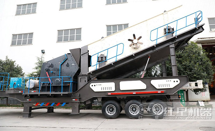 移動式碎石機(jī)一體化設(shè)計展示圖