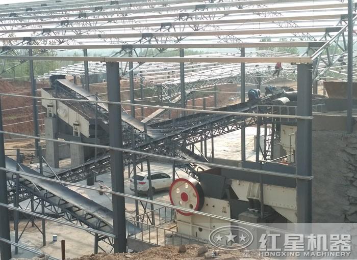 石料破碎生產(chǎn)線，設(shè)備展示