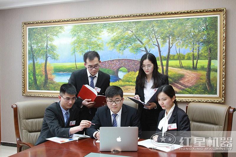 紅星為客戶設(shè)計(jì)作業(yè)方案、配備砂石廠設(shè)備