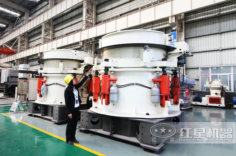 多缸液壓圓錐破碎機，出料整齊度高