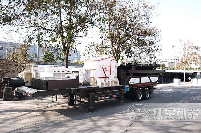 反擊破移動(dòng)破碎機(jī)，破碎+篩分，省時(shí)省力