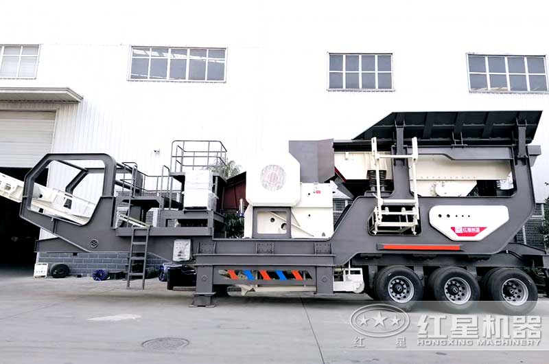 移動(dòng)式鄂式破石機(jī)，隨時(shí)移動(dòng)，智能控制