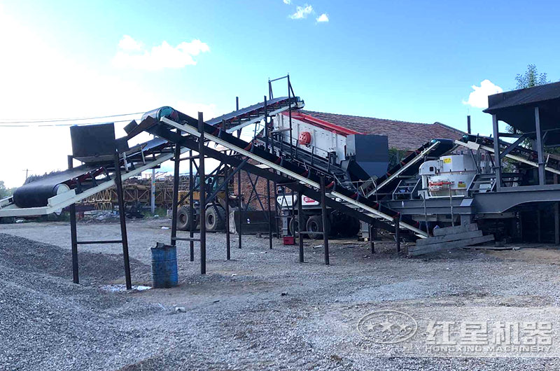 移動(dòng)式制砂機(jī)，車頭拉著即可移動(dòng)，更智能