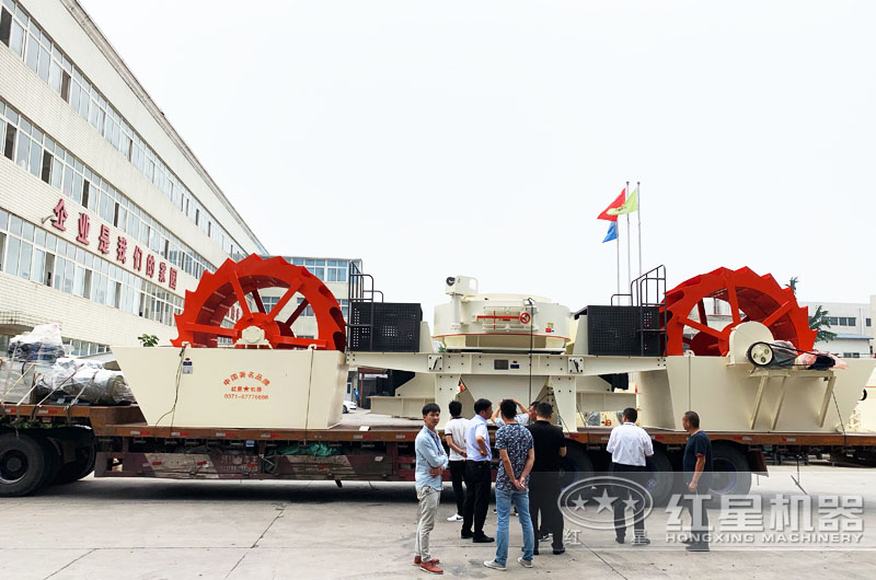 專車運(yùn)輸洗砂機(jī)，并免費(fèi)安裝