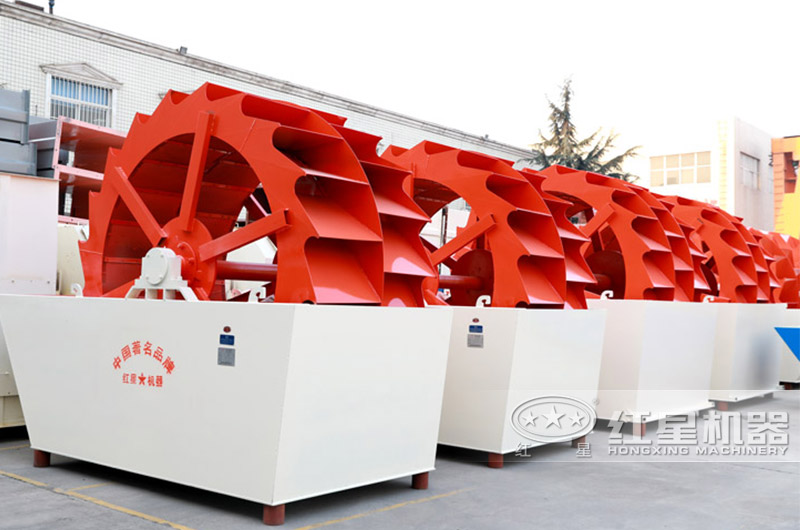 輪斗式洗砂機(jī)，洗凈度高達(dá)99%