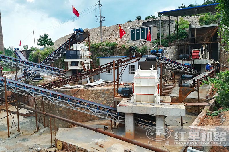 機械沙生產(chǎn)線現(xiàn)場